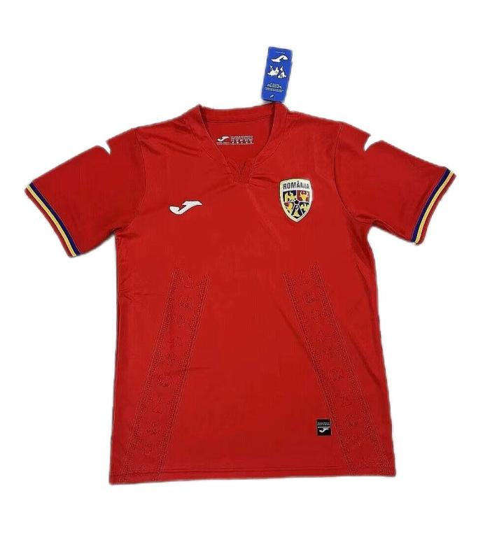 Romania 2024 Euro Away Red Soccer Jersey