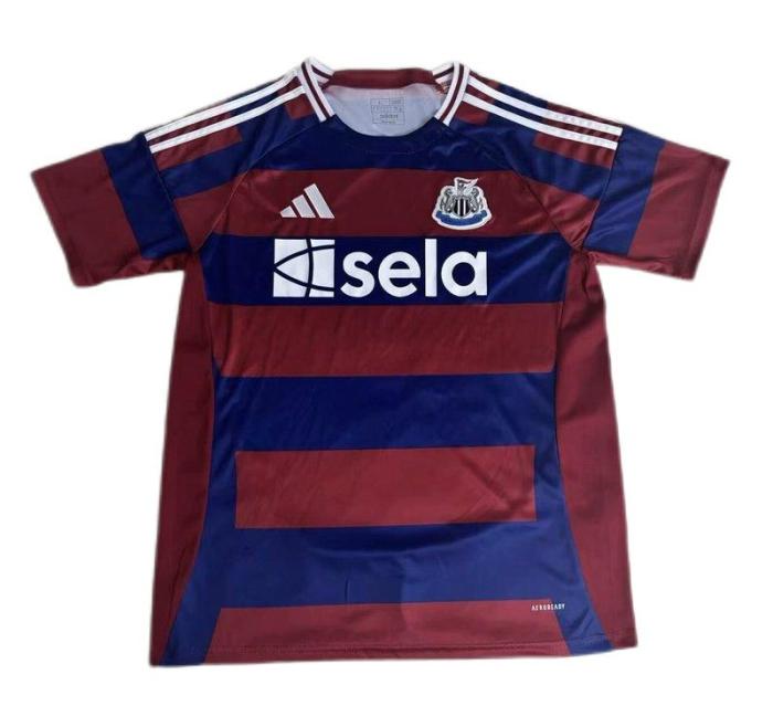 Newcastle 24/25 Away Red/Blue Leaked Jersey