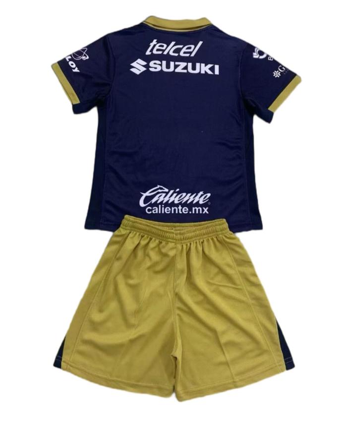 Kids-Pumas UNAM 24/25 Away Navy Blue Leaked Jersey