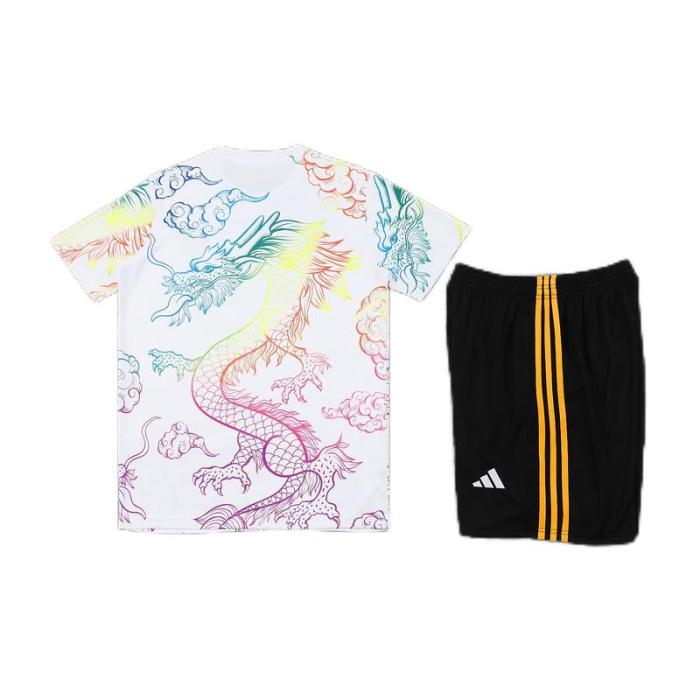Real Madrid 24/25 White Dragon Colourful TrainingKit