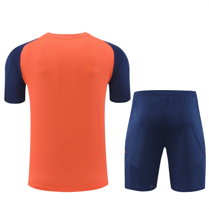 Man Utd 24/25 Orange/Dark Blue Training Kit Jerseys