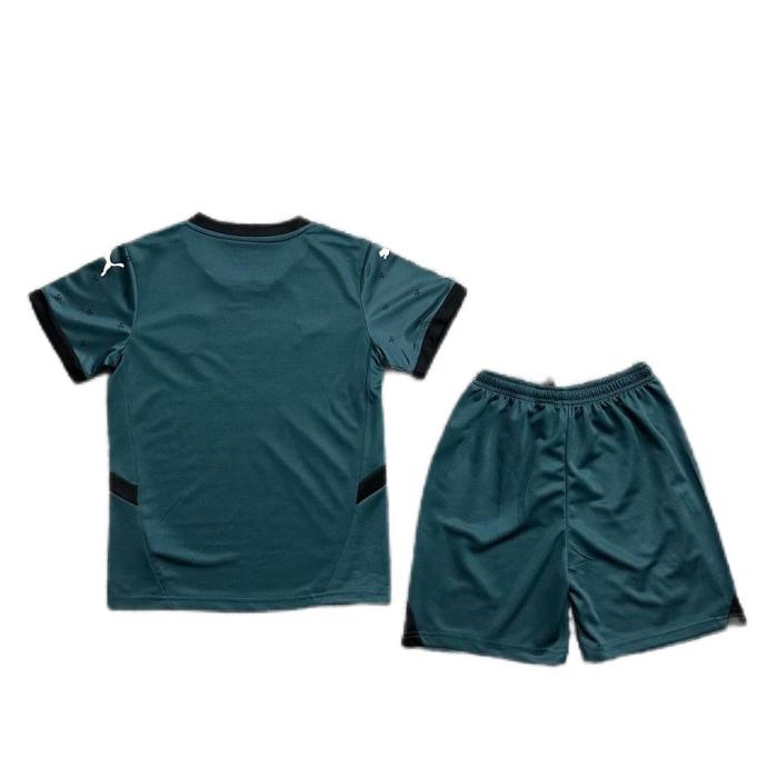 Kids-RC Lens 24/25 Away Dark Green Soccer Jersey