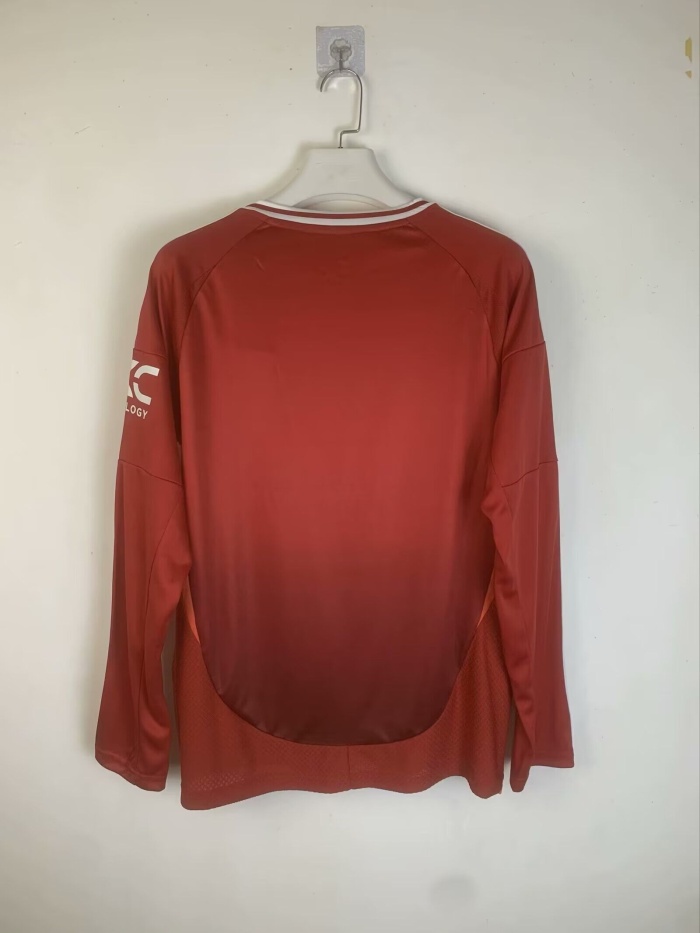 Manchester Utd 24/25 Home Long Soccer Jersey