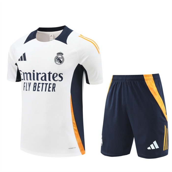 Real Madrid 24/25 White/Navy Blue Training Kit