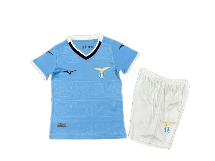 Kids-Lazio 24/25 Home Soccer Jersey