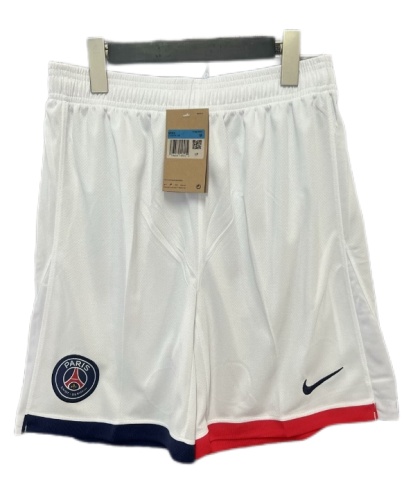Paris St Germain 24/25 Away White Soccer Shorts
