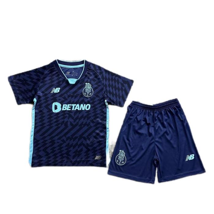 Kids-Porto 24/25 Third Dark Blue Soccer Jersey