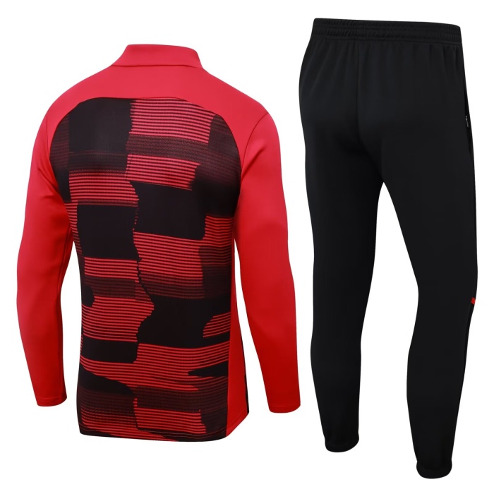 AC Milan 24/25 Tracksuit - Red/Black