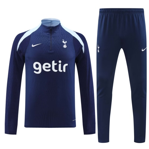 Tottenham 24/25 Tracksuit - Dark Blue/Light Blue