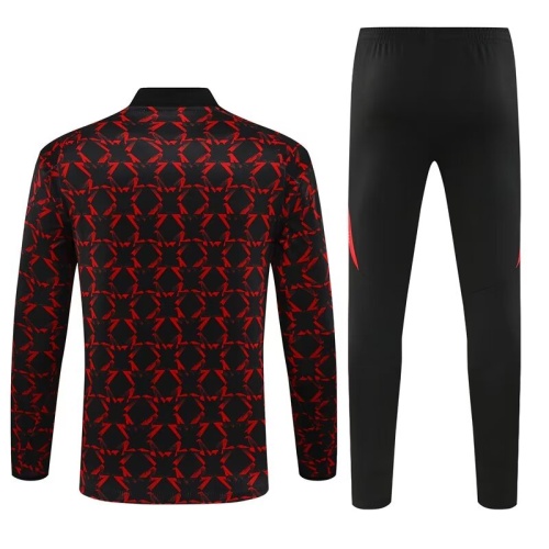 Man Utd 24/25 Tracksuit - Black/Red