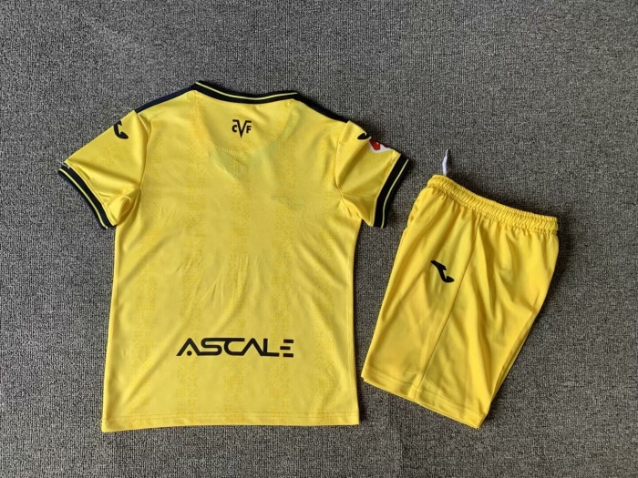 Kids-Villarreal 24/25 Home Soccer Jersey