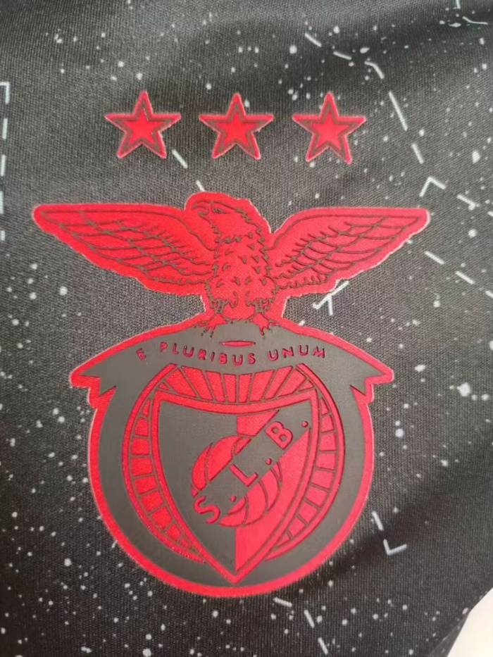 Benfica 24/25 Away Black Soccer Jersey(Player)