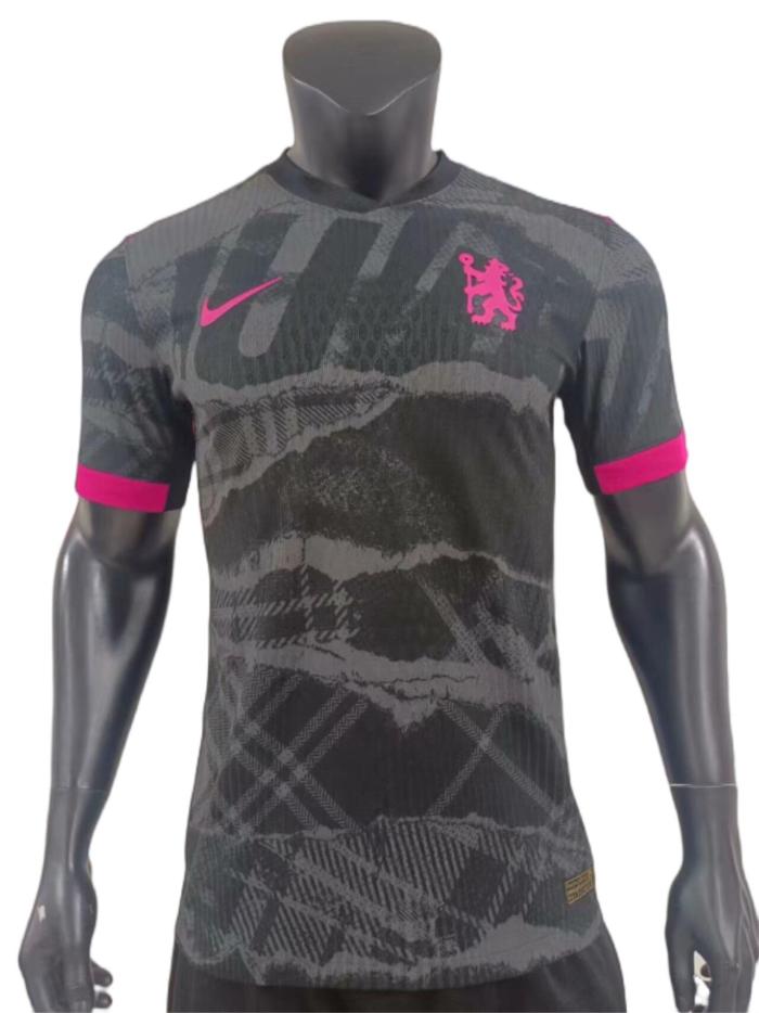 Chelsea 24/25 Third Black/Pink Leaked Jersey(Player)
