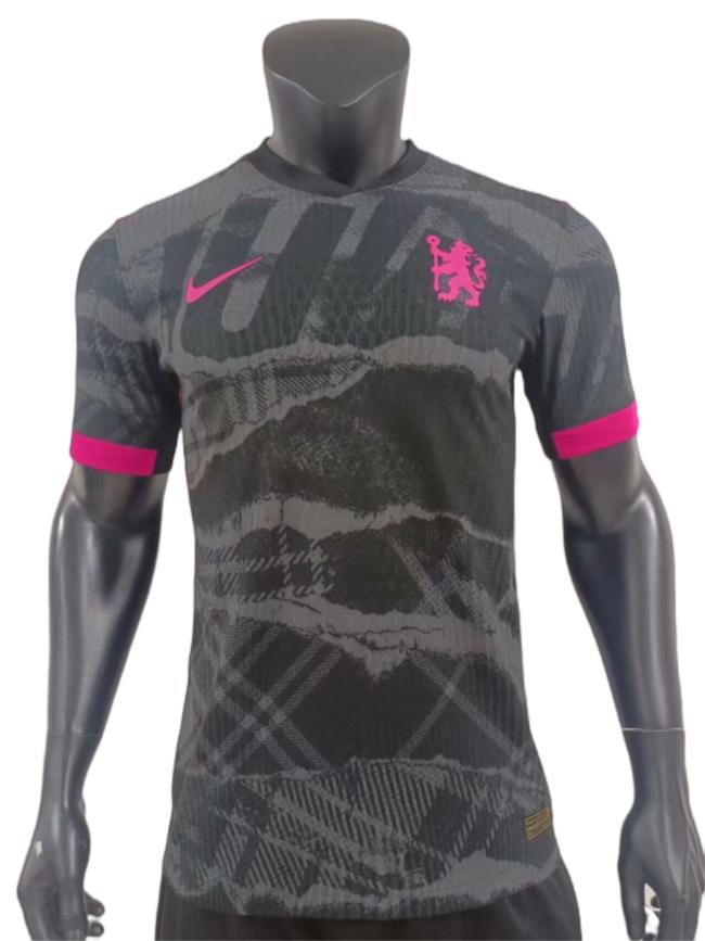 Chelsea 24/25 Third Black/Pink Leaked Jersey(Player)