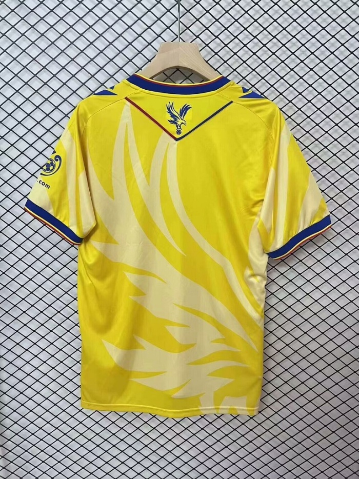 Crystal Palace 24/25 Away Yellow Soccer Jersey