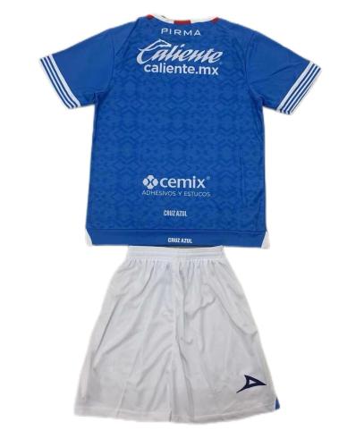 Kids-Cruz Azul 24/25 Home Soccer Jersey