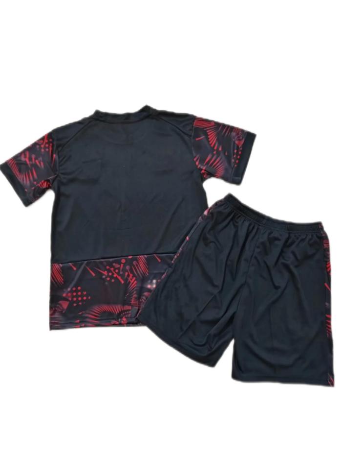 Kids-Sevilla 24/25 Third Black/Red Soccer Jersey
