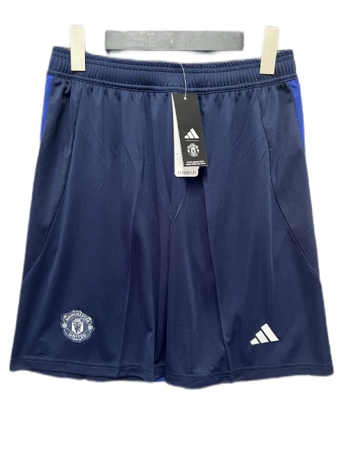 Manchester Utd 24/25 Away Dark Blue Soccer Shorts