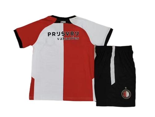 Kids-Feyenoord 24/25 Home Soccer Jersey