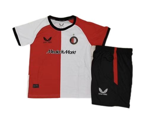 Kids-Feyenoord 24/25 Home Soccer Jersey