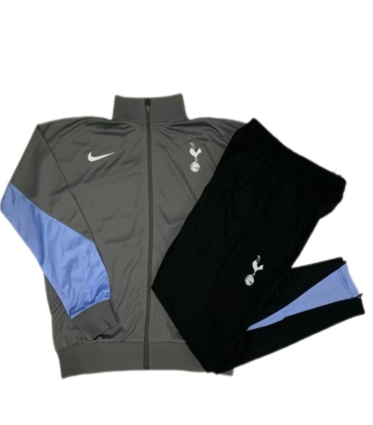 Tottenham 24/25 Tracksuit - Grey/Light Blue