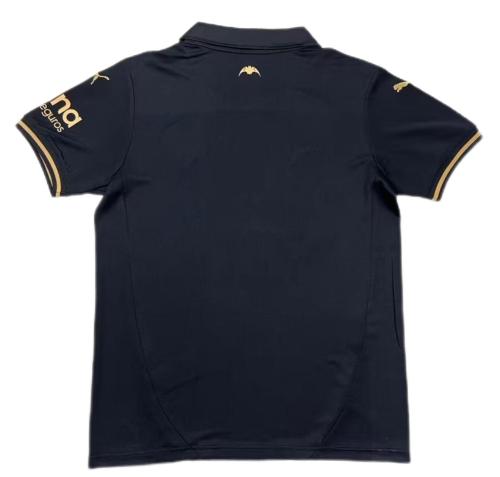 Valencia 24/25 Away Black Soccer Jersey