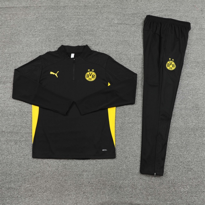Dortmund 24/25 Tracksuit - Black/Yellow