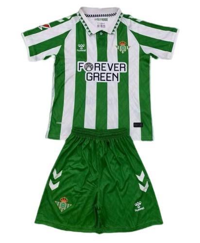 Kids-Real Betis 24/25 Home Soccer Jersey