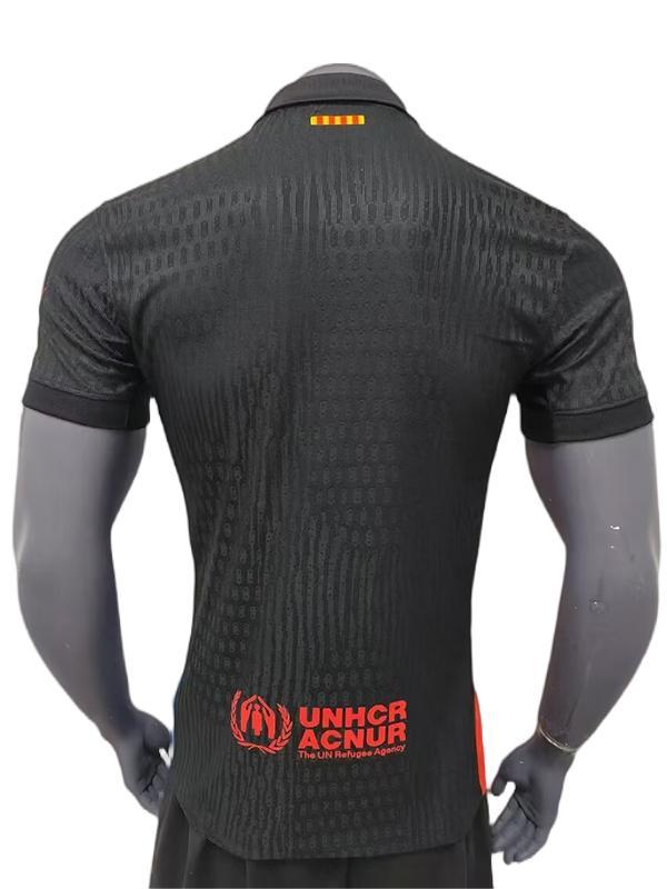 Barcelona 24/25 Away Black New Sponsor Jersey(Player