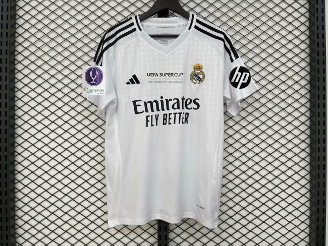 Real Madrid 24/25 Home Super Cup Soccer Jersey