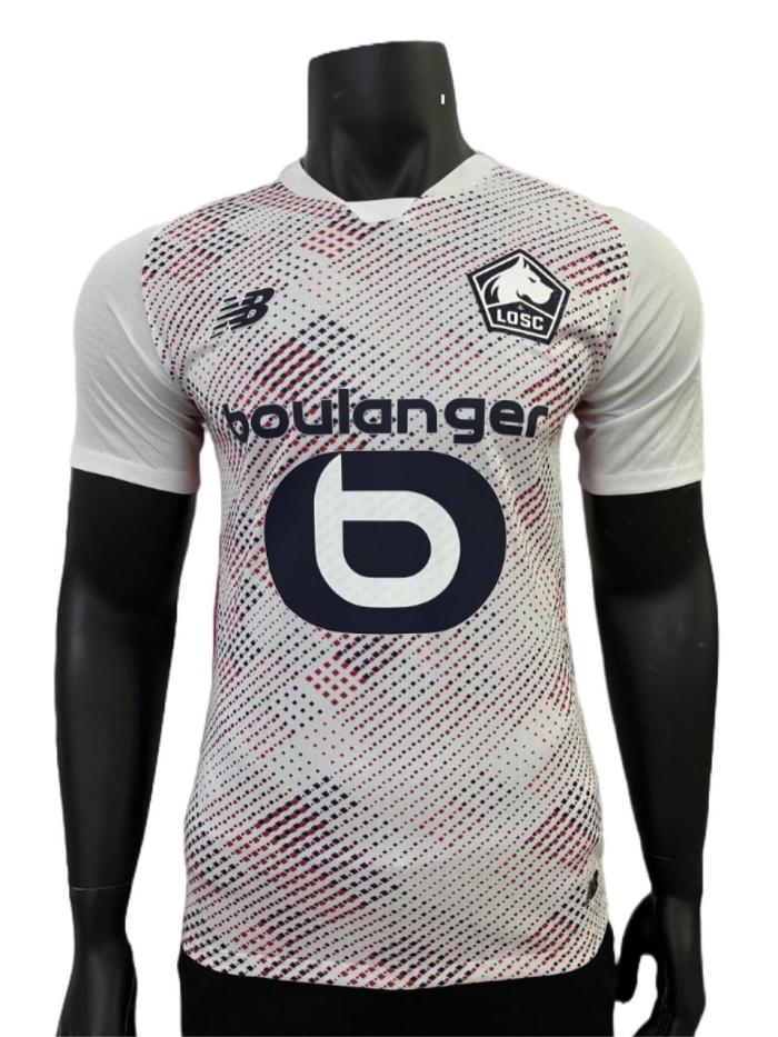 Lille 24/25 Away White Soccer Jersey(Player)