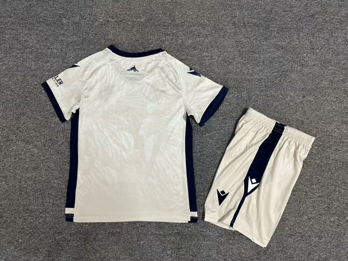 Kids-Osasuna 24/25 Away Light Beige Soccer Jersey