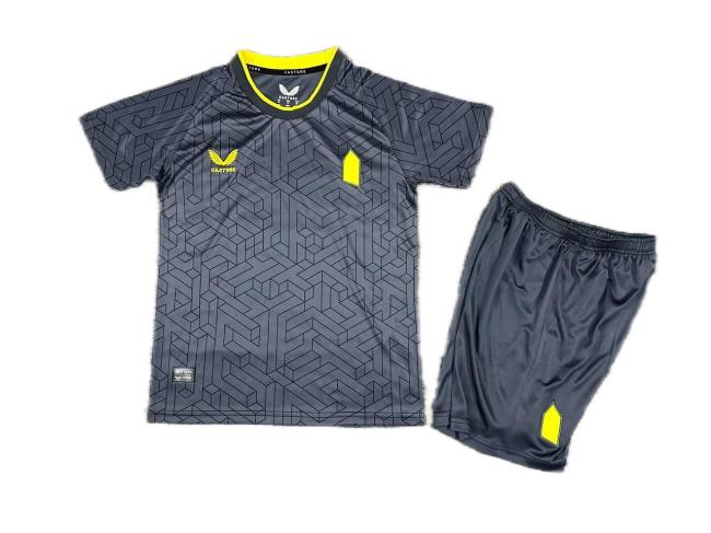 Kids-Everton 24/25 Away Dark Grey Soccer Jersey