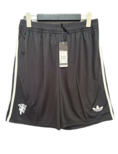 Manchester Utd 24/25 Third Black Soccer Shorts