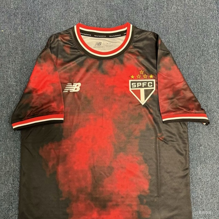 Sao Paulo 24/25 Third Black/Red Soccer Jersey