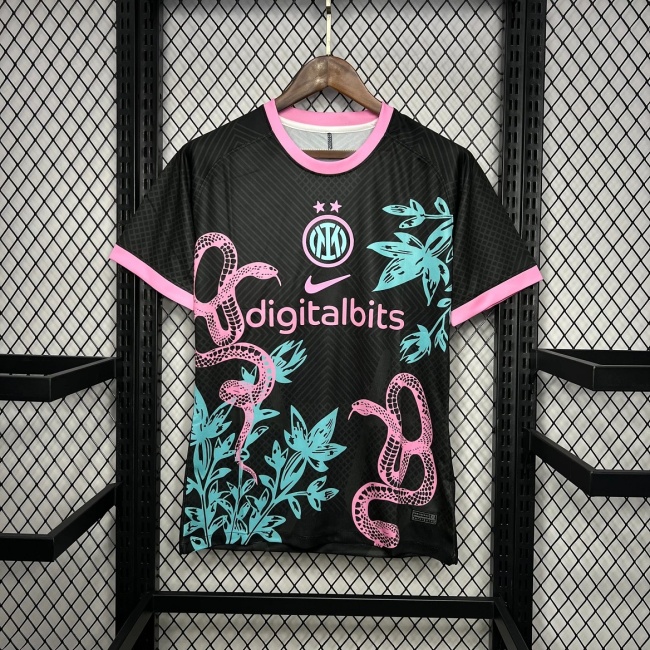 Inter Milan 24/25 Special Black/Pink/Green Jersey