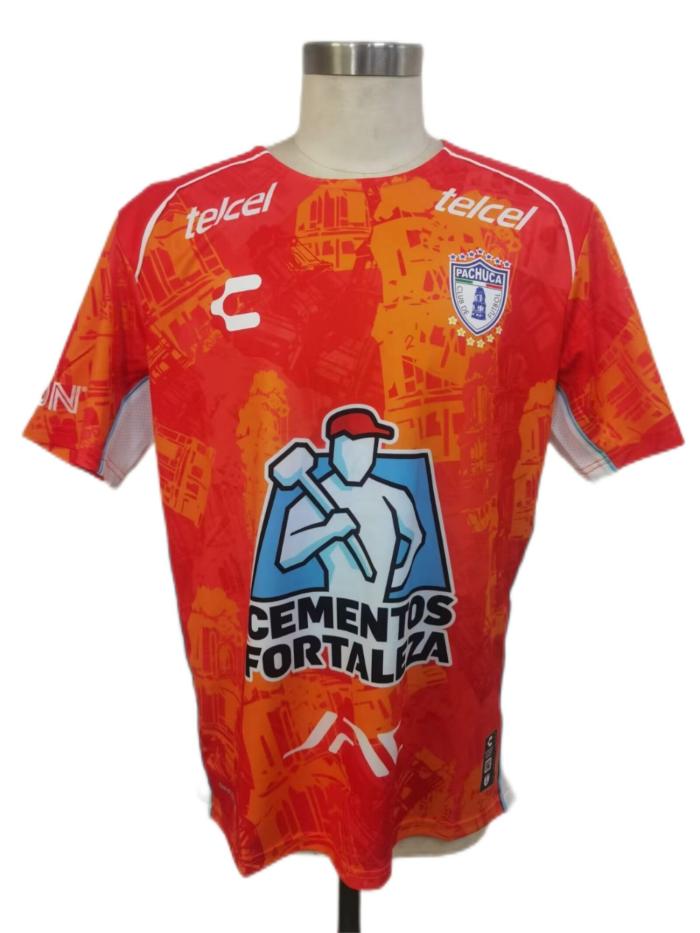 Pachuca 24/25 Away Orange Soccer Jersey