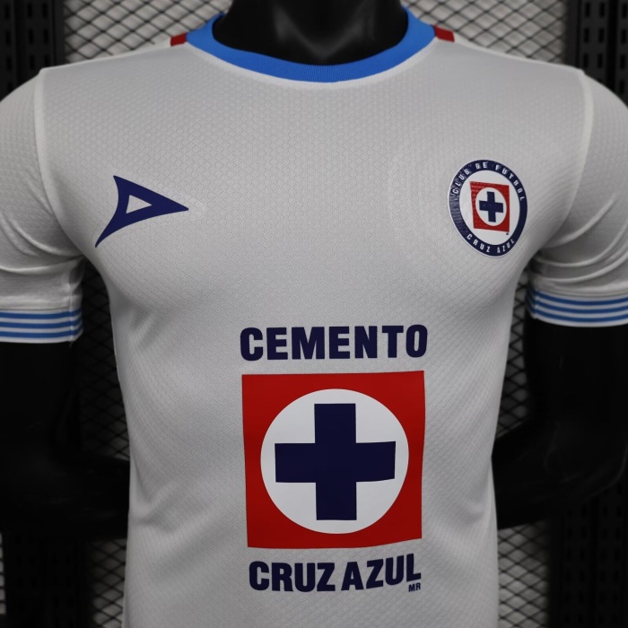 Cruz Azul 24/25 Away White Soccer Jersey(Player)