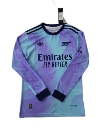 Arsenal 24/25 Third Green/Purple Long Jersey