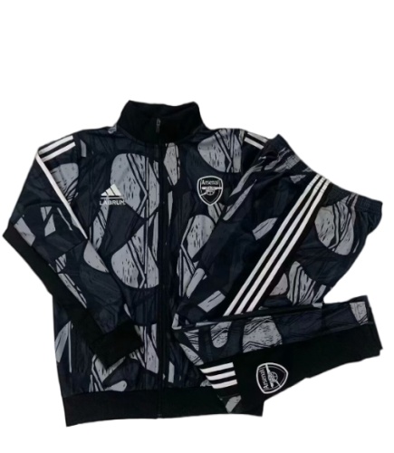 Arsenal 24/25 Tracksuit - Black/Grey
