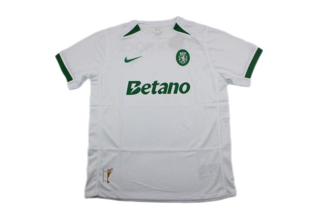 Sporting Lisbon 24/25 Away White Soccer Jersey