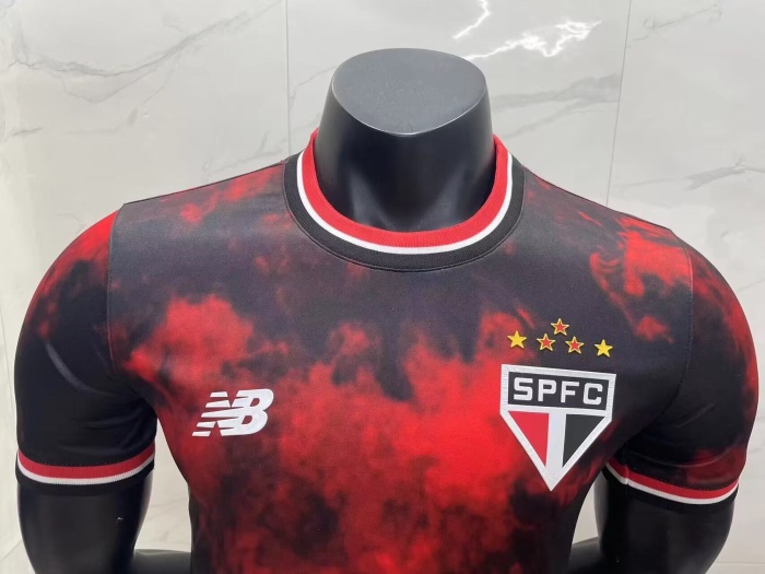 Sao Paulo 24/25 Third Black/Red Jersey(Player)