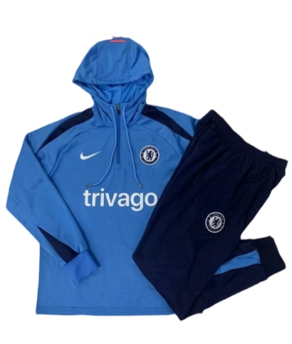 Chelsea 24/25 Hoodie Tracksuit - Blue
