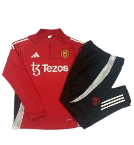 Man Utd 24/25 Tracksuit - Red/White