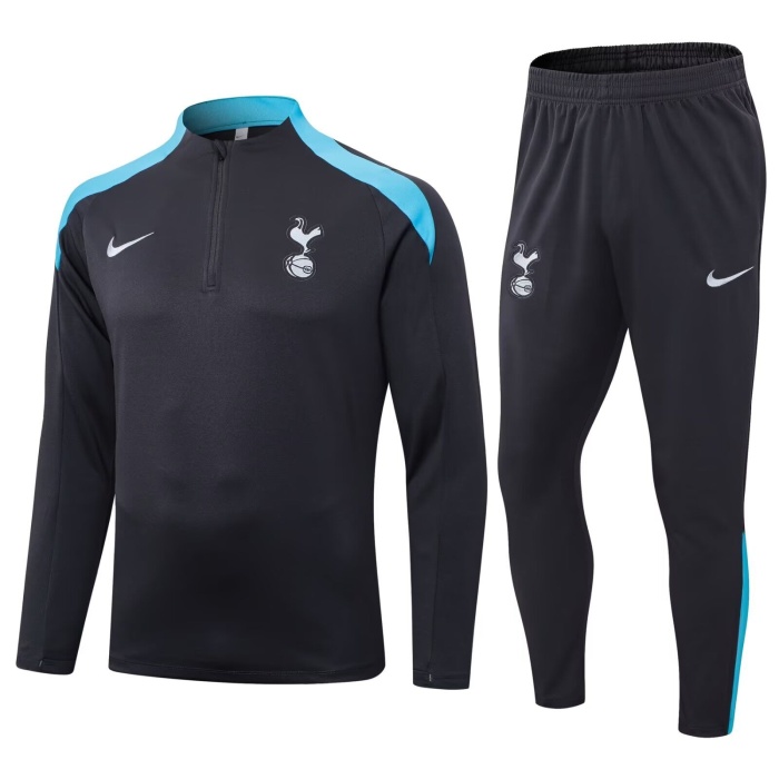 Tottenham 24/25 Tracksuit - Black/Blue