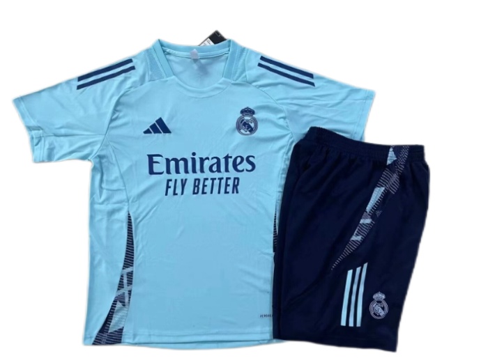 Real Madrid 24/25 Lake Blue Training Kit