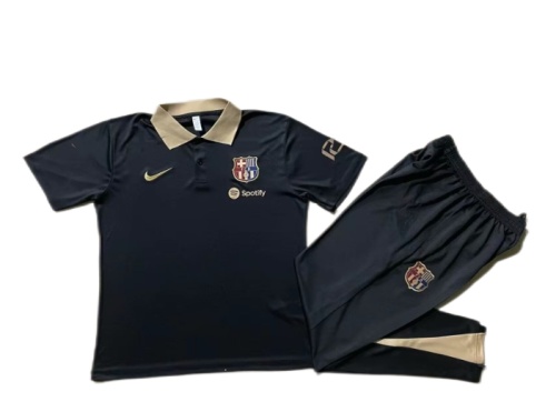 Barcelona 24/25 Black/Golden Training Kit Jerseys