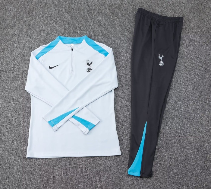 Tottenham 24/25 Tracksuit - Light Grey Blue