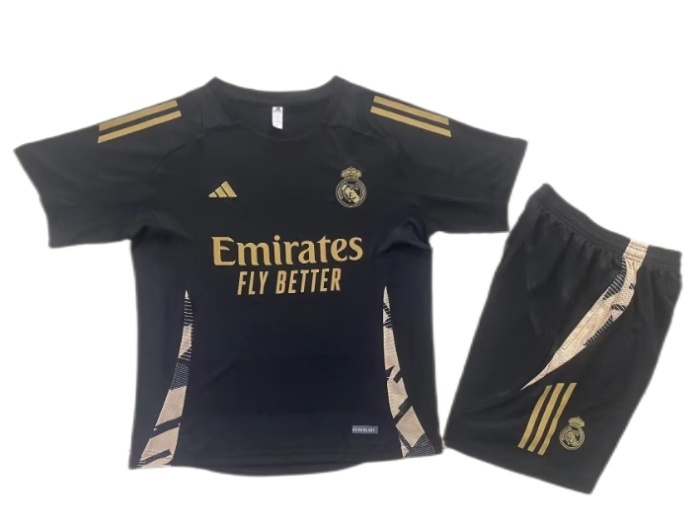 Real Madrid 24/25 Black/Golden Training Kit