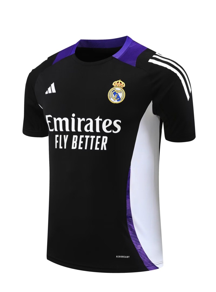 Real Madrid 24/25 Black/Purple/White Training Jersey